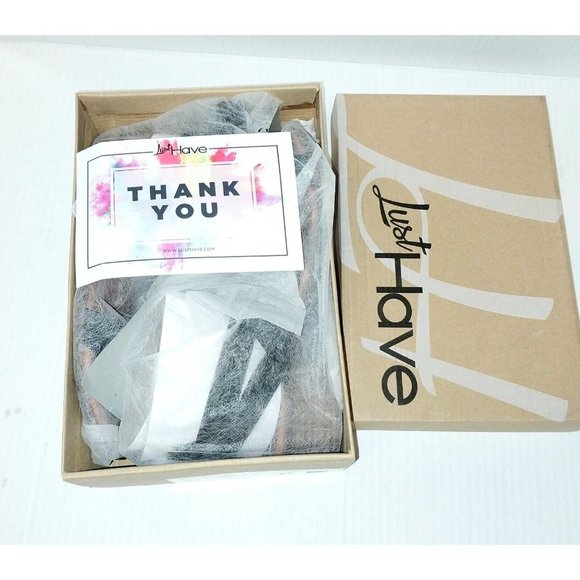 Lust Have Women's Sandals Strappy Open Toe Black 8 - Picture 5 of 5